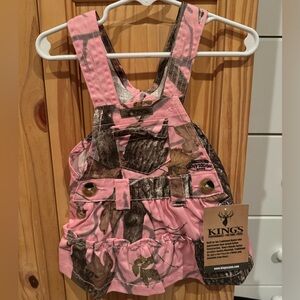 King's Camo Pink Kids Casual Dress